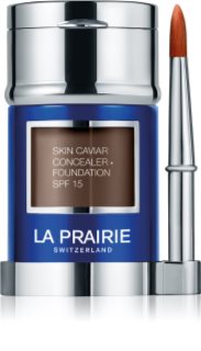 La Prairie Skin Caviar Concealer Foundation alapozó és korrektor SPF 15 árnyalat W-80 Warm Chestnut 30 ml