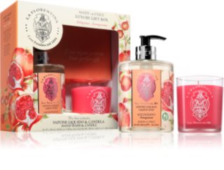 La Florentina Pomegranate Hand Wash and Candle подаръчен комплект