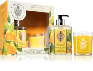 La Florentina Boboli Citrus Hand Wash and Candle zestaw upominkowy