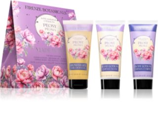 La Florentina Peony Hand Cream, Shower Gel and Body Lotion Gift Set