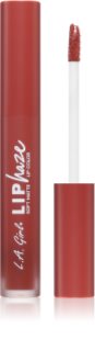 L.A. Girl Cosmetics Lip Haze Kauakestev matt vedel huulepulk