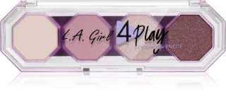 L.A. Girl Cosmetics 4 Play paletka očních stínů