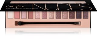 L.A. Girl Cosmetics Beauty Brick Collection palette de fards à paupières teinte Nudes 12 g