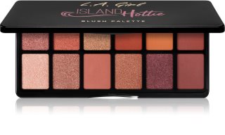 L.A. Girl Cosmetics Fanatic szemhéjfesték paletta árnyalat Get Feverish 12x1 g