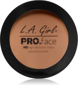 L.A. Girl Cosmetics PRO. Face HD poudre compacte effet mat teinte Soft Honey 7 g