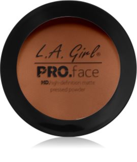 L.A. Girl Cosmetics PRO. Face HD kompakt púder matt hatással árnyalat Warm Caramel 7 g