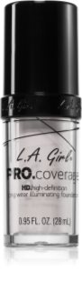 L.A. Girl Cosmetics PRO. Coverage fond de teint liquide éclat teinte White 28 ml
