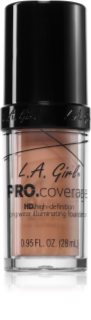 L.A. Girl Cosmetics PRO. Coverage fond de teint liquide éclat