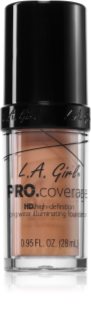 L.A. Girl Cosmetics PRO. Coverage fond de teint liquide éclat