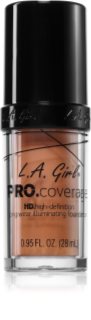 L.A. Girl Cosmetics PRO. Coverage fond de teint liquide éclat teinte Soft Honey 28 ml