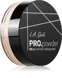 L.A. Girl Cosmetics PRO. Powder matirajući puder za učvršćivanje nijansa Banana Yellow 5 g