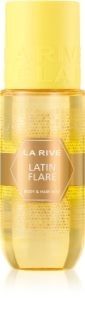 La Rive Latin Flare Body & Hair Mist hidratante corporal para mulheres 160 ml