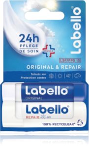 Labello Original & Repair bálsamo labial hidratante y regenerador 2x4.8 g