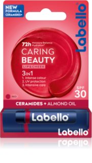 Labello Caring Beauty sävyttävä huulibalsami sävy Red 4.8 g