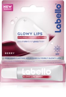 Labello Glowy Lips Berry tónovací balzám na rty s kyselinou hyaluronovou SPF 30 10 ml