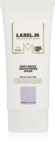 label.m Anti-Frizz Smooting Mask Maske für die Haare gegen strapaziertes Haar 200 ml