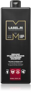 label.m Organic Orange Blossom Volumising Shampoo szampon naturalny do zwiększenia objętości włosów 1000 ml