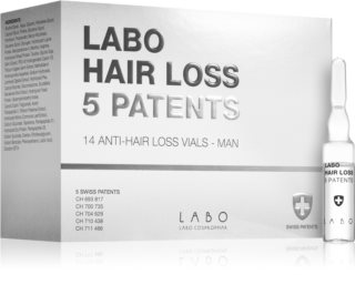Labo Hair Loss 5 Patents intensywna kuracja przeciw wypadaniu włosów dla mężczyzn 14x3,5 ml