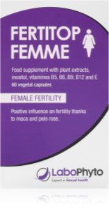 Labophyto Fertitop Femme Kapseln zur Unterstützung der Fruchtbarkeit für Damen 60 KAP