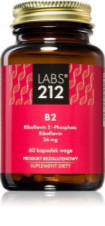 Labs212 B2 R-5′-P + Riboflavin kapsułki dla redukcji zmęczenia i wyczerpania 60 caps.