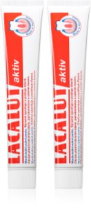Lacalut Aktiv toothpaste to treat periodontitis 2x75 ml