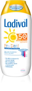 Ladival Kids loção protetora gel - creme contra as alergias ao sol SPF 50+ 200 ml