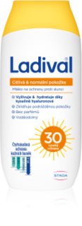 Ladival Sensitive and Normal Skin suojaava maito auringon säteilyä vastaan SPF 30 200 ml