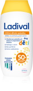 Ladival Kids Beskyttende mælk til sensitiv hud SPF 50+ 200 ml