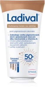 Ladival Anti-Pigment Spots suojaava kasvovoide sisältää E-vitamiinia SPF 50+ 50 ml