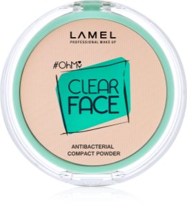 LAMEL OhMy Clear Face kompakt púder antibakteriális adalékkal