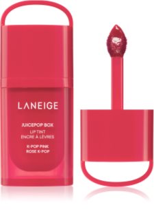 LANEIGE JuicePop Box Lip Tint стійкий блиск для губ зі зволожуючим ефектом відтінок K-Pop Pink 4.5 гр