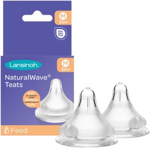 Lansinoh NaturalWave присоска для пляшки Medium 2 кс