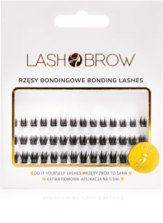 Lash Brow Bonding Eyelashes plakwimpers in clusters