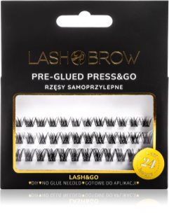Lash Brow Press&Go Self-Adhesive Eyelashes samolepící trsové řasy
