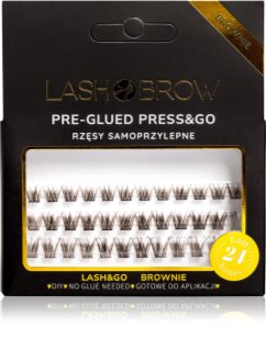 Lash Brow Press&Go Self-Adhesive Eyelashes samolepící trsové řasy