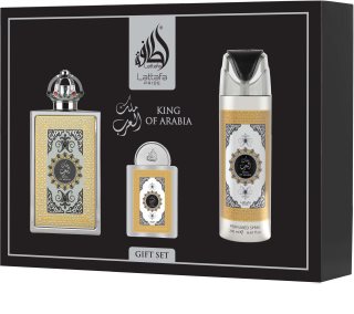 Lattafa King Of Arabia set cadou pentru bărbați 1 buc
