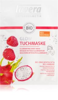 Lavera Sheet Mask plátenná maska s rozjasňujúcim účinkom 21 ml