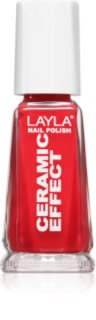 Layla Cosmetics Ceramic Effect verniz tom N. 45 Coral Bay 10 ml