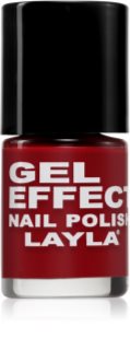 Layla Cosmetics Gel Effect verniz de gel para unhas tom N.06 Power Red 10 ml
