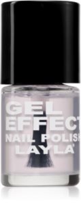 Layla Cosmetics Gel Effect Gel Nail Varnish without UV/LED Sealing shade n. 19 Top Coat 10 ml