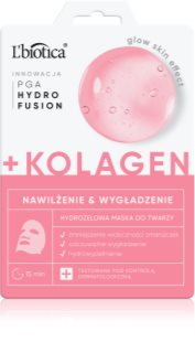L’biotica PGA Hydro Fusion + Collagen maska hydrożelowa o intensywnym działaniu o działaniu wygładzającym 1 szt.