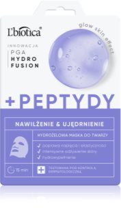 L’biotica PGA Hydro Fusion + Peptides intenzivna hidrogel maska za ujednačavanje tena lica 1 kom