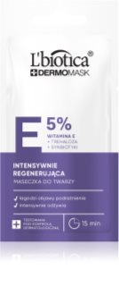 L’biotica DermoMask E 5% masque régénérateur intense visage 8 ml