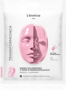 L’biotica Transforming Collagen Mask with PDRN in Microcapsules Collagen Mask med opstrammende effekt 1 stk.