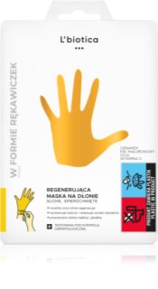 L’biotica Regenerating Hand Mask regenerierende Maske für die Hände in Handschuhform 1 Paar