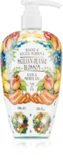 Rudy - Le Maioliche Sicilian Orange Blossom Line shower foam for the bath 700 ml