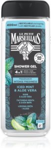 Le Petit Marseillais Iced Mint & Aloe Vera душ гел 4 в 1 за мъже 400 мл.