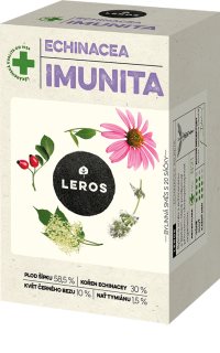 Leros Echinacea Imunita porcovaný čaj pro podporu imunitního systému 20x1.5 g