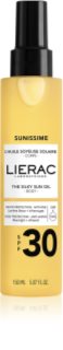 Lierac Sunissime The Silky Sun Oil huile de soin et bronzage en spray SPF 30 150 ml
