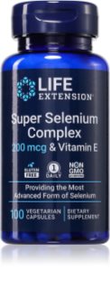 Life Extension Super Selenium Complex kapsułki dla prawidłowego funkcjonowania organizmu i dobrego stanu włosów i paznokci 100 caps.